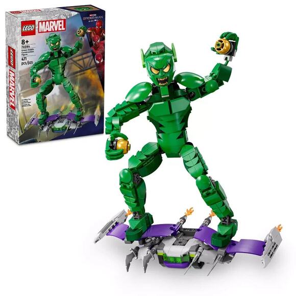 LEGO Marvel Green Goblin Construction Figure Building Toy 76284 - Picture 1 of 4